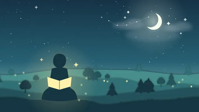 طفل يضع علبة صغيرة لعصفور مبلل على حافة نافذة في ليلة ممطرة، رسم توضيحي دافئ